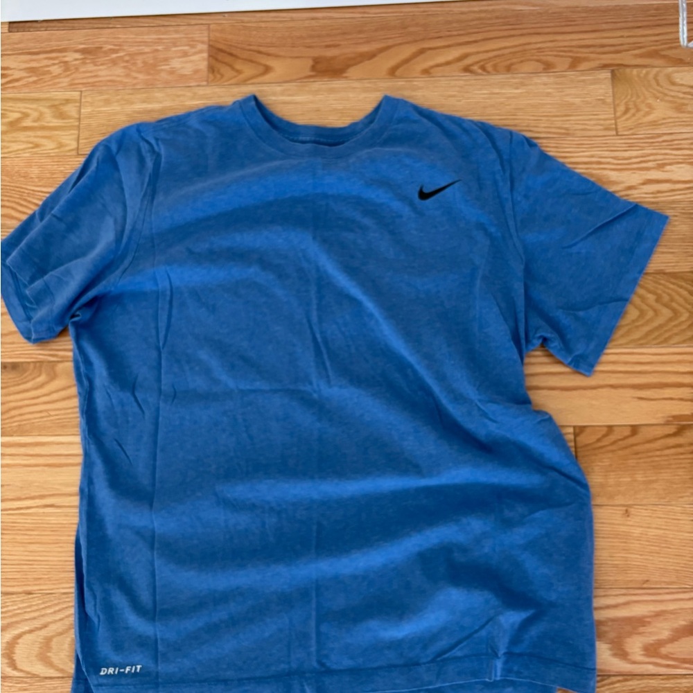 Nike Men's Blue Dri-FIT Shirt